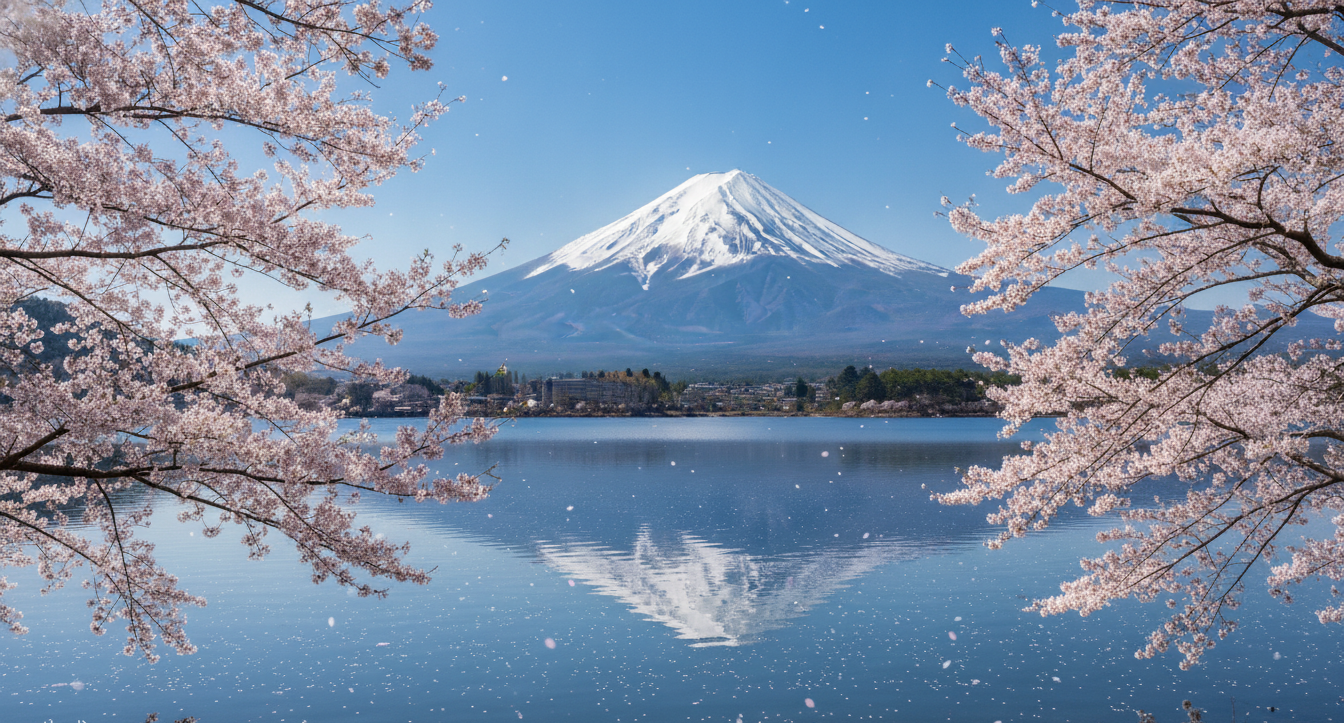 富士山与樱花经典游